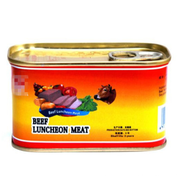 cheap cost halal canned food 198g tin with easy open Chicken Beef Luncheon Meat,corned beef